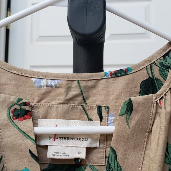 Anthropologie Somerset Maxi Khaki Dress - Picture 3 of 15